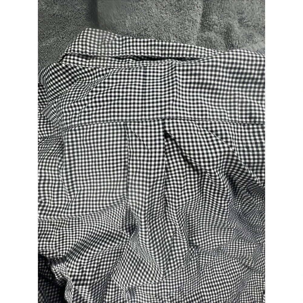 Polo Ralph Lauren Long Sleeve Button Down Black White Gingham Check Men's‎ 4XB